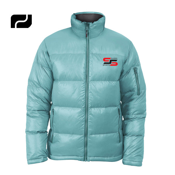 Oem Custom Embroidered Warm Thicken Bubble Mens the Winter Down Coats High Quality Quilted Padded Down Puffer Jacket for Men