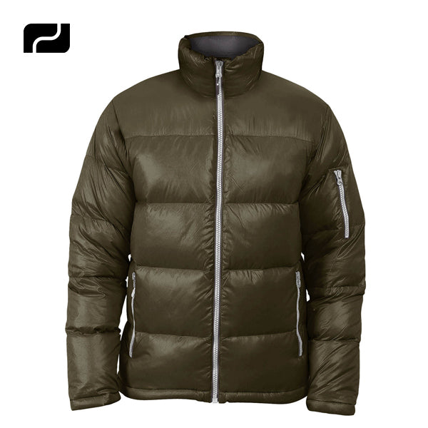 Winter Fashion Shiny Bubble Down Thick Coats Custom Logo Luxury Plain Blank Zip Lightweight Fashion Puffer Jacket