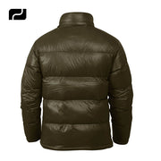 Winter Fashion Shiny Bubble Down Thick Coats Custom Logo Luxury Plain Blank Zip Lightweight Fashion Puffer Jacket