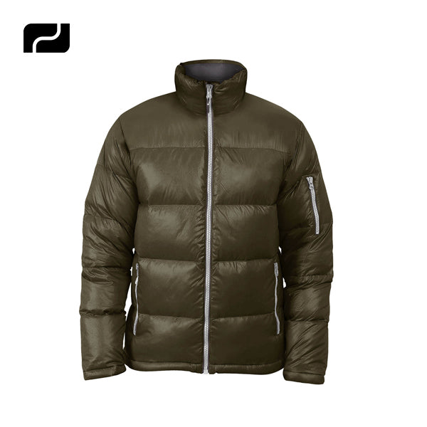 Winter Fashion Shiny Bubble Down Thick Coats Custom Logo Luxury Plain Blank Zip Lightweight Fashion Puffer Jacket
