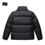 Black Puffer Jackets Bubble Puffer Coat Jacket for Men High Quality Puffer Down Jackets Cold Weather Winter Casual Knitted