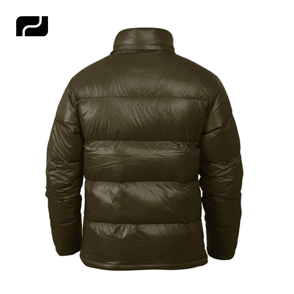 Winter Fashion Shiny Bubble Down Thick Coats Custom Logo Luxury Plain Blank Zip Lightweight Fashion Puffer Jacket