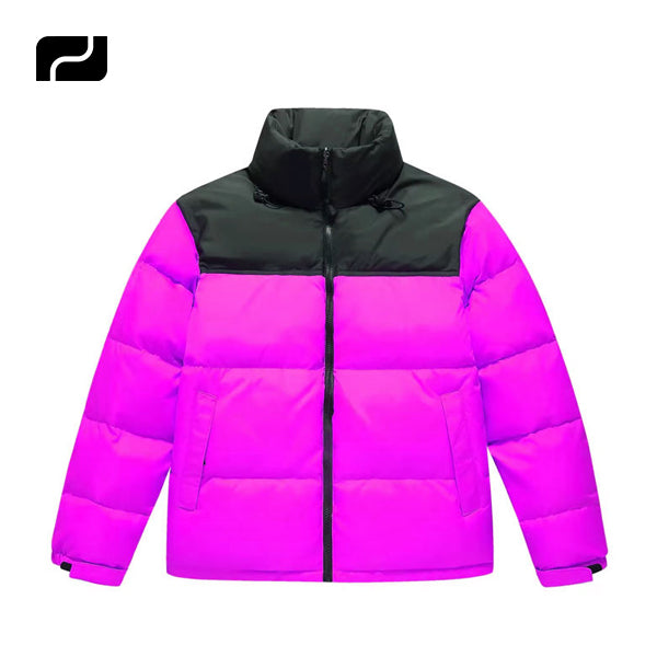 Black Puffer Jackets Bubble Puffer Coat Jacket for Men High Quality Puffer Down Jackets Cold Weather Winter Casual Knitted