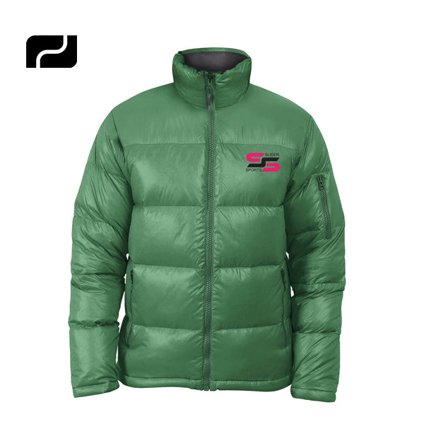 Oem Custom Embroidered Warm Thicken Bubble Mens the Winter Down Coats High Quality Quilted Padded Down Puffer Jacket for Men