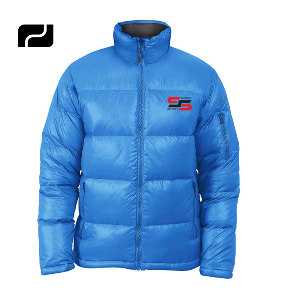 Oem Custom Embroidered Warm Thicken Bubble Mens the Winter Down Coats High Quality Quilted Padded Down Puffer Jacket for Men
