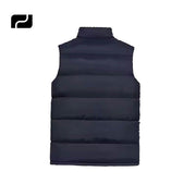 Custom Logo Winter New Fashion Vest Men Jackets Stand Collar Warm Puffer Sleeveless Jacket Outdoor Wear