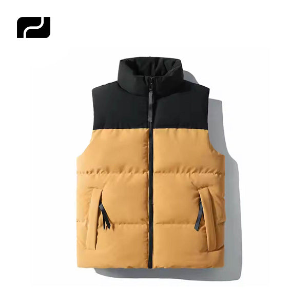 OEM Custom Design Sleeveless Bubble Jacket Winter Outwear Utility Jackets Mens Puffer Vest