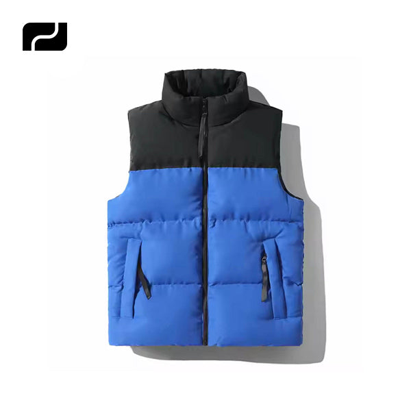 OEM Custom Design Sleeveless Bubble Jacket Winter Outwear Utility Jackets Mens Puffer Vest