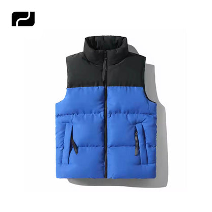 OEM Custom Design Sleeveless Bubble Jacket Winter Outwear Utility Jackets Mens Puffer Vest