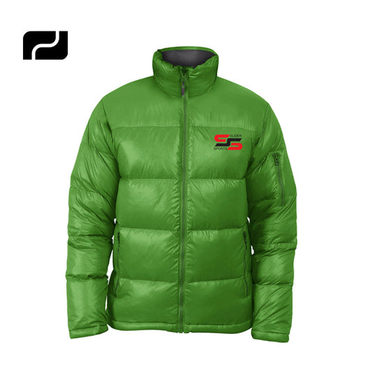 Oem Custom Embroidered Warm Thicken Bubble Mens the Winter Down Coats High Quality Quilted Padded Down Puffer Jacket for Men