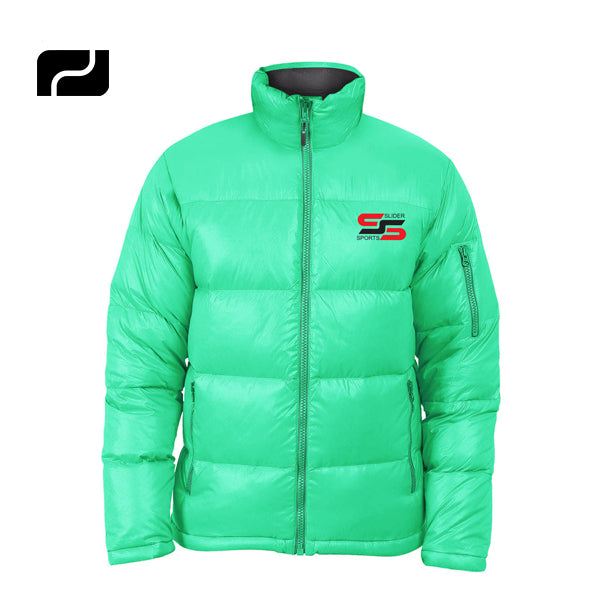 Oem Custom Embroidered Warm Thicken Bubble Mens the Winter Down Coats High Quality Quilted Padded Down Puffer Jacket for Men